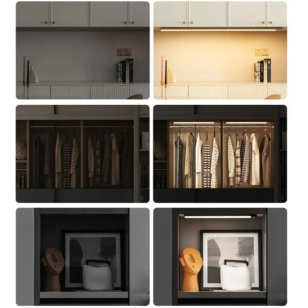 Luzes de Armário com Sensor de Movimento LED Sem Fio