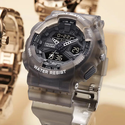 Relógio Masculino TIMEARTX Digital LED à Prova d'Água