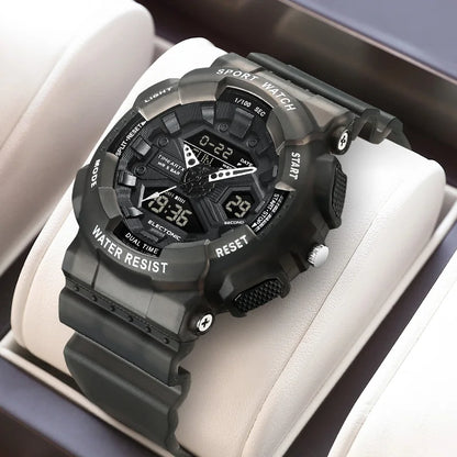 Relógio Masculino TIMEARTX Digital LED à Prova d'Água